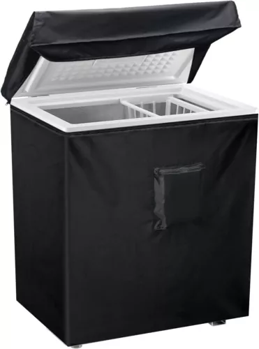 Black Chest Freezer Cover Waterproof Freezer Cover